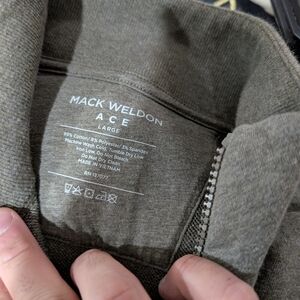 Mack Weldon ACE Zip-Up Hoodie - Olive Green